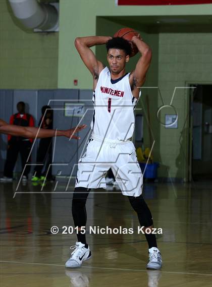 Thumbnail 1 in Cathedral vs. Maranatha (Huntington Park Tournament) photogallery.