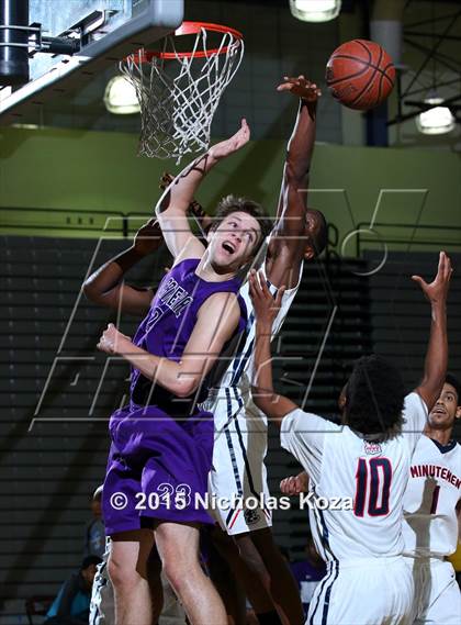 Thumbnail 1 in Cathedral vs. Maranatha (Huntington Park Tournament) photogallery.