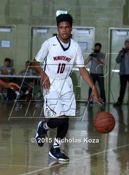 Thumbnail 1 in Cathedral vs. Maranatha (Huntington Park Tournament) photogallery.