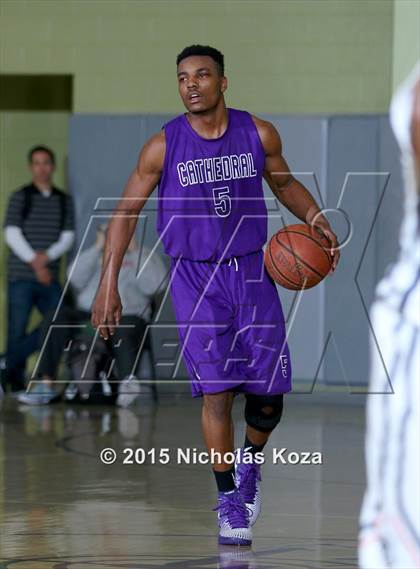 Thumbnail 1 in Cathedral vs. Maranatha (Huntington Park Tournament) photogallery.