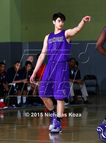 Thumbnail 2 in Cathedral vs. Maranatha (Huntington Park Tournament) photogallery.