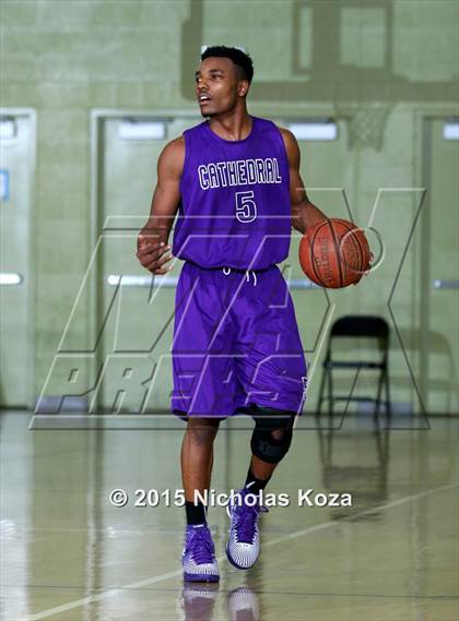 Thumbnail 1 in Cathedral vs. Maranatha (Huntington Park Tournament) photogallery.