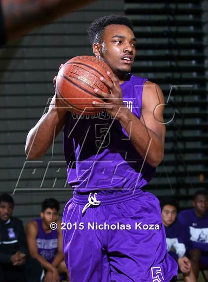 Thumbnail 2 in Cathedral vs. Maranatha (Huntington Park Tournament) photogallery.