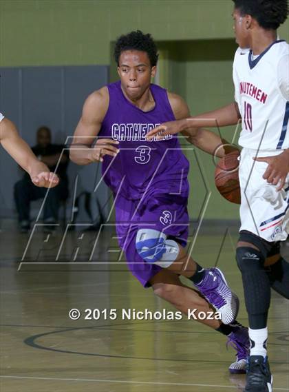 Thumbnail 1 in Cathedral vs. Maranatha (Huntington Park Tournament) photogallery.