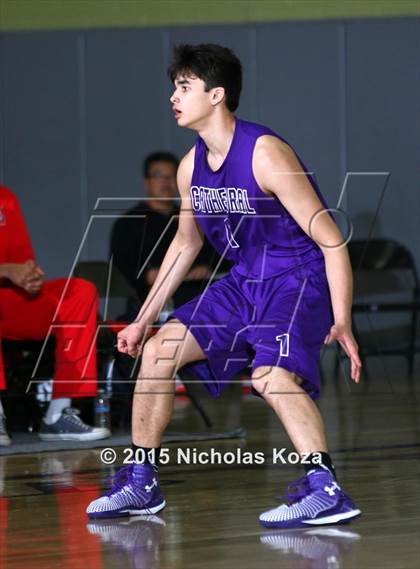 Thumbnail 1 in Cathedral vs. Maranatha (Huntington Park Tournament) photogallery.