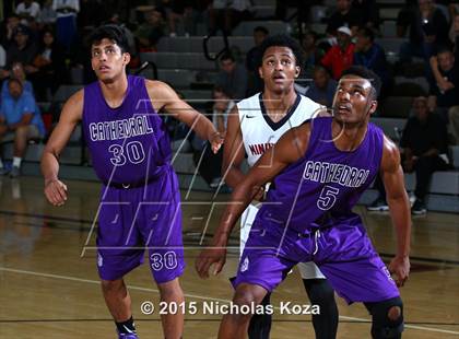 Thumbnail 2 in Cathedral vs. Maranatha (Huntington Park Tournament) photogallery.