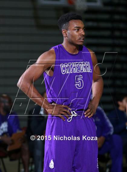 Thumbnail 2 in Cathedral vs. Maranatha (Huntington Park Tournament) photogallery.