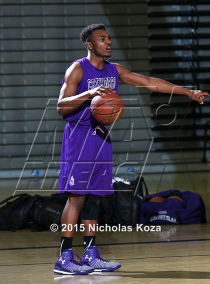 Thumbnail 2 in Cathedral vs. Maranatha (Huntington Park Tournament) photogallery.