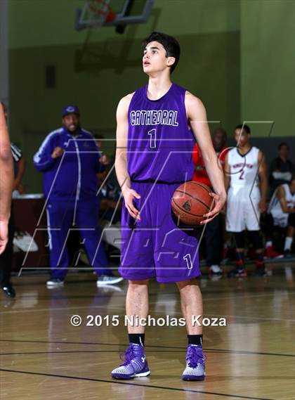Thumbnail 2 in Cathedral vs. Maranatha (Huntington Park Tournament) photogallery.