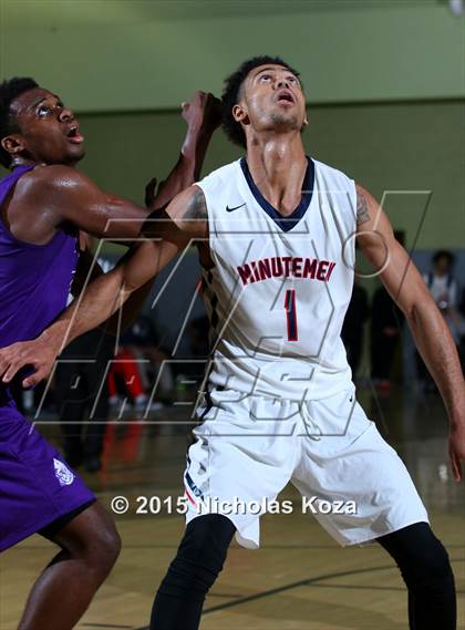 Thumbnail 2 in Cathedral vs. Maranatha (Huntington Park Tournament) photogallery.