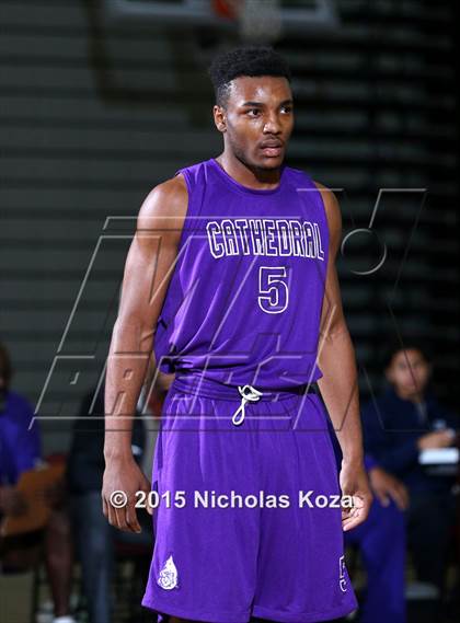 Thumbnail 3 in Cathedral vs. Maranatha (Huntington Park Tournament) photogallery.