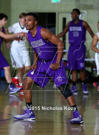 Thumbnail 3 in Cathedral vs. Maranatha (Huntington Park Tournament) photogallery.