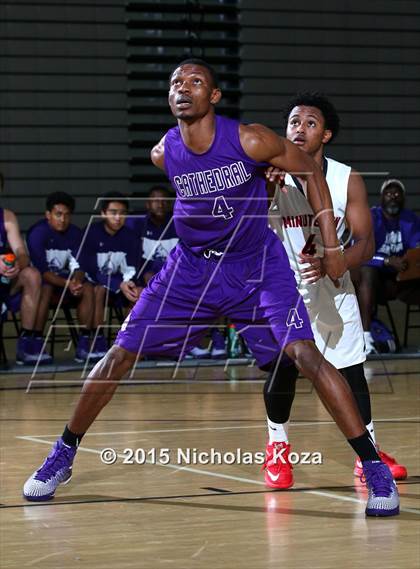 Thumbnail 2 in Cathedral vs. Maranatha (Huntington Park Tournament) photogallery.