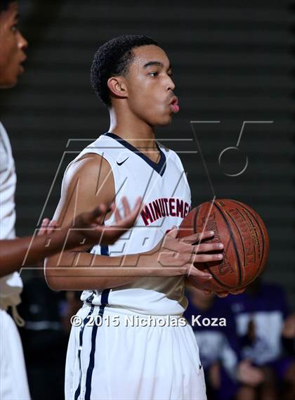 Thumbnail 2 in Cathedral vs. Maranatha (Huntington Park Tournament) photogallery.