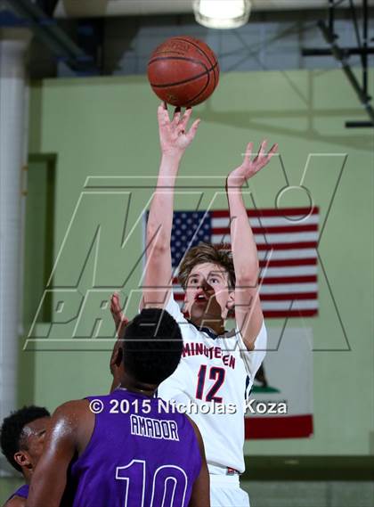 Thumbnail 2 in Cathedral vs. Maranatha (Huntington Park Tournament) photogallery.