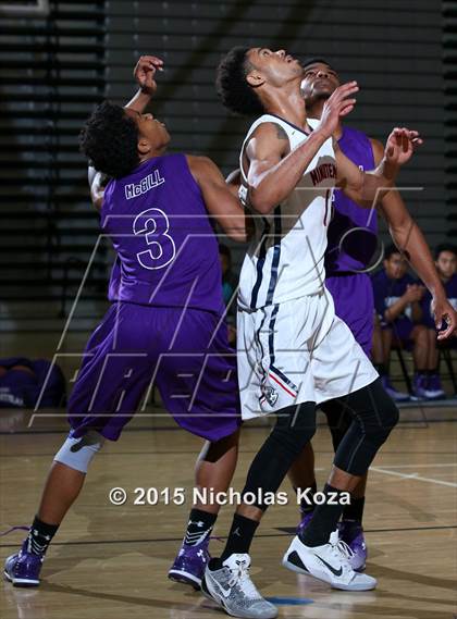 Thumbnail 1 in Cathedral vs. Maranatha (Huntington Park Tournament) photogallery.
