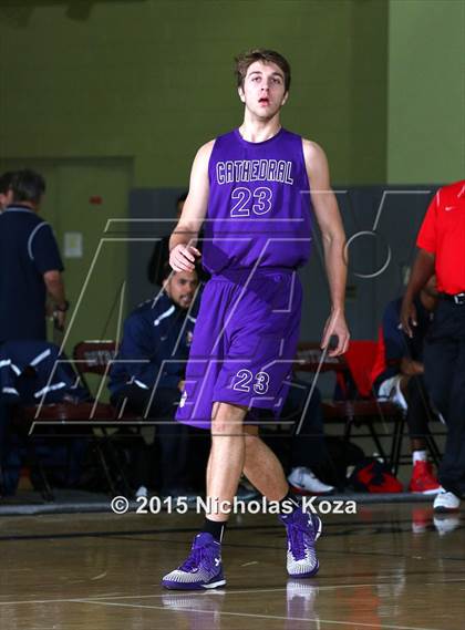 Thumbnail 2 in Cathedral vs. Maranatha (Huntington Park Tournament) photogallery.