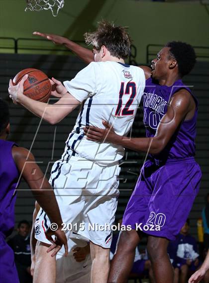 Thumbnail 1 in Cathedral vs. Maranatha (Huntington Park Tournament) photogallery.