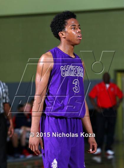 Thumbnail 1 in Cathedral vs. Maranatha (Huntington Park Tournament) photogallery.