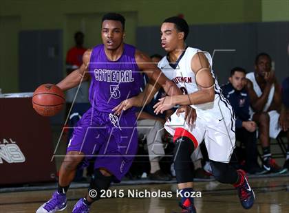 Thumbnail 3 in Cathedral vs. Maranatha (Huntington Park Tournament) photogallery.