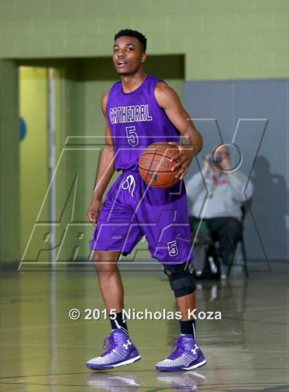 Thumbnail 2 in Cathedral vs. Maranatha (Huntington Park Tournament) photogallery.
