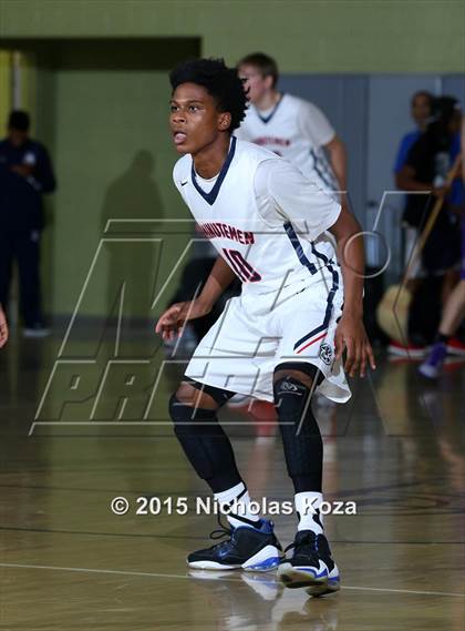 Thumbnail 1 in Cathedral vs. Maranatha (Huntington Park Tournament) photogallery.