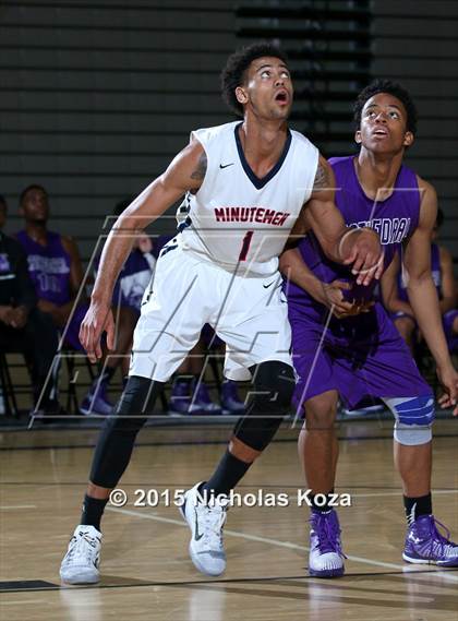 Thumbnail 1 in Cathedral vs. Maranatha (Huntington Park Tournament) photogallery.