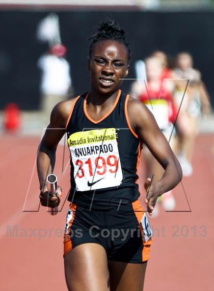 Thumbnail 1 in Arcadia Invitational (4x400 Relay) photogallery.
