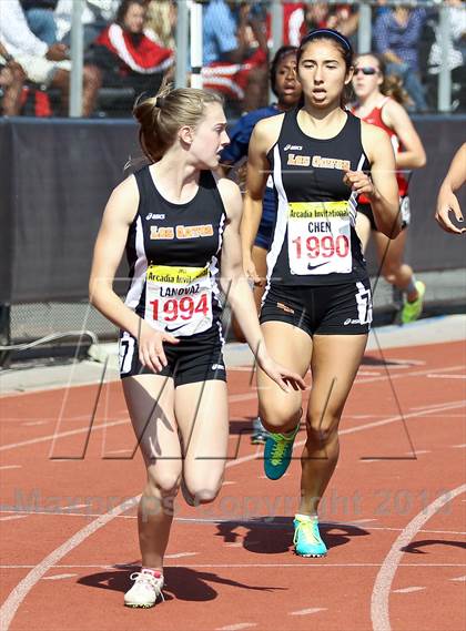 Thumbnail 1 in Arcadia Invitational (4x400 Relay) photogallery.