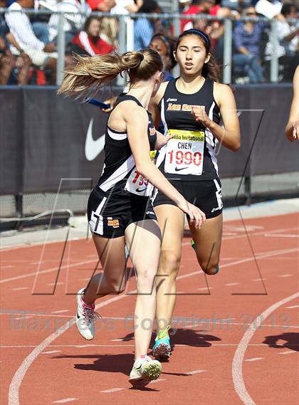 Thumbnail 2 in Arcadia Invitational (4x400 Relay) photogallery.