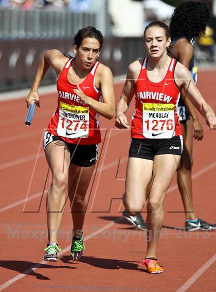 Thumbnail 1 in Arcadia Invitational (4x400 Relay) photogallery.