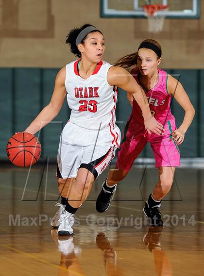 Thumbnail 3 in St. Joseph's Academy vs Ozark (Prepcasts Elite Girls Shootout VI) photogallery.