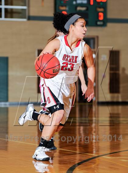 Thumbnail 1 in St. Joseph's Academy vs Ozark (Prepcasts Elite Girls Shootout VI) photogallery.