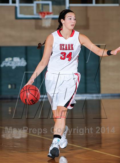 Thumbnail 2 in St. Joseph's Academy vs Ozark (Prepcasts Elite Girls Shootout VI) photogallery.