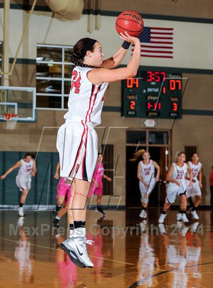 Thumbnail 1 in St. Joseph's Academy vs Ozark (Prepcasts Elite Girls Shootout VI) photogallery.