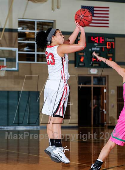 Thumbnail 3 in St. Joseph's Academy vs Ozark (Prepcasts Elite Girls Shootout VI) photogallery.