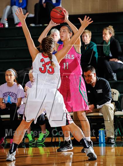 Thumbnail 1 in St. Joseph's Academy vs Ozark (Prepcasts Elite Girls Shootout VI) photogallery.