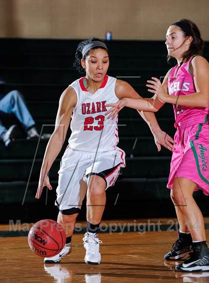 Thumbnail 1 in St. Joseph's Academy vs Ozark (Prepcasts Elite Girls Shootout VI) photogallery.