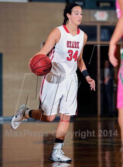 Thumbnail 2 in St. Joseph's Academy vs Ozark (Prepcasts Elite Girls Shootout VI) photogallery.