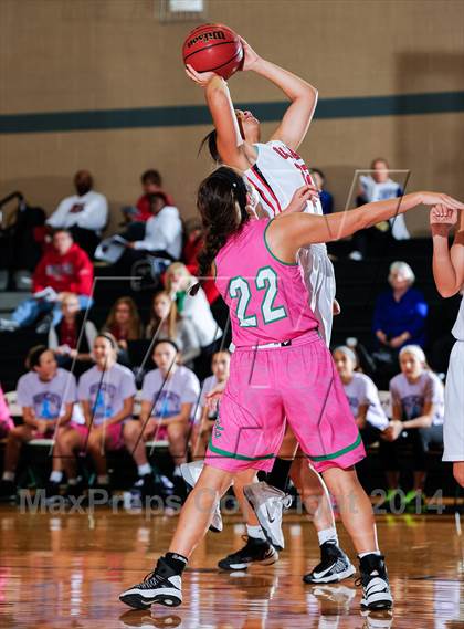 Thumbnail 2 in St. Joseph's Academy vs Ozark (Prepcasts Elite Girls Shootout VI) photogallery.