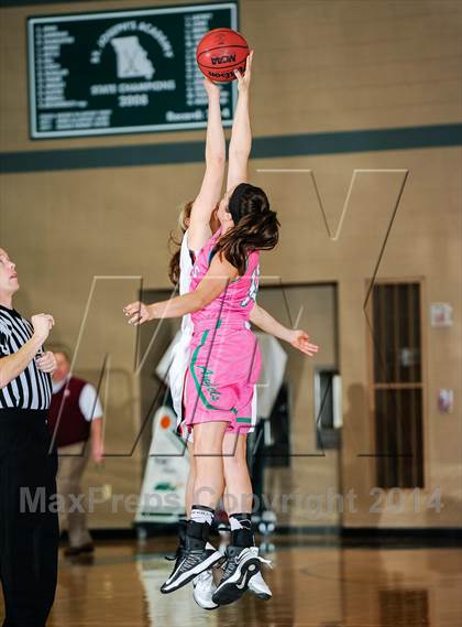 Thumbnail 1 in St. Joseph's Academy vs Ozark (Prepcasts Elite Girls Shootout VI) photogallery.