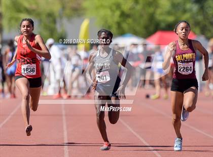 Thumbnail 2 in AIA Track & Field Championships (Girls 100 Meter Dash) photogallery.