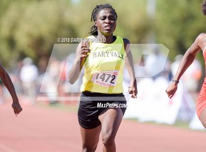 Thumbnail 3 in AIA Track & Field Championships (Girls 100 Meter Dash) photogallery.