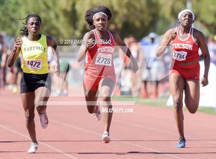 Thumbnail 1 in AIA Track & Field Championships (Girls 100 Meter Dash) photogallery.