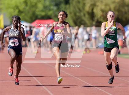 Thumbnail 2 in AIA Track & Field Championships (Girls 100 Meter Dash) photogallery.