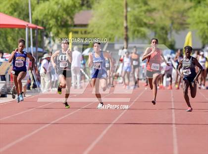 Thumbnail 1 in AIA Track & Field Championships (Girls 100 Meter Dash) photogallery.
