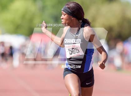 Thumbnail 2 in AIA Track & Field Championships (Girls 100 Meter Dash) photogallery.