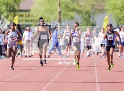 Thumbnail 1 in AIA Track & Field Championships (Girls 100 Meter Dash) photogallery.