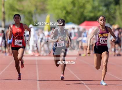 Thumbnail 3 in AIA Track & Field Championships (Girls 100 Meter Dash) photogallery.