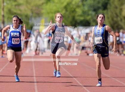 Thumbnail 1 in AIA Track & Field Championships (Girls 100 Meter Dash) photogallery.